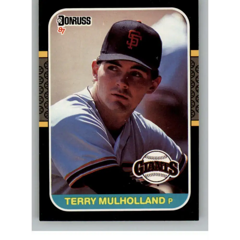 1987 Donruss #515 Terry Mulholland EX Excellent RC Rookie San Francisco Giants Baseball Card - Baseball Card Single