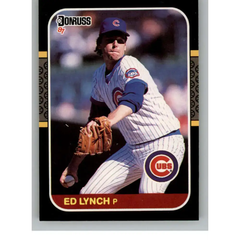 1987 Donruss #516 Ed Lynch EX Excellent Chicago Cubs Baseball Card - Baseball Card Single