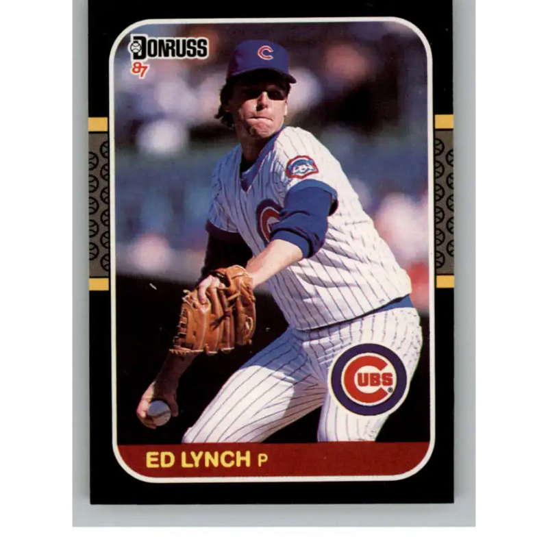 1987 Donruss #516 Ed Lynch EX Excellent Chicago Cubs Baseball Card - Baseball Card Single