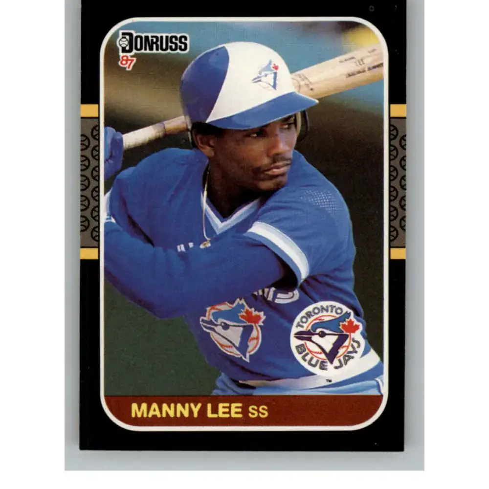 1987 Donruss #518 Manuel Lee EX Excellent Toronto Blue Jays Baseball Card - Baseball Card Single