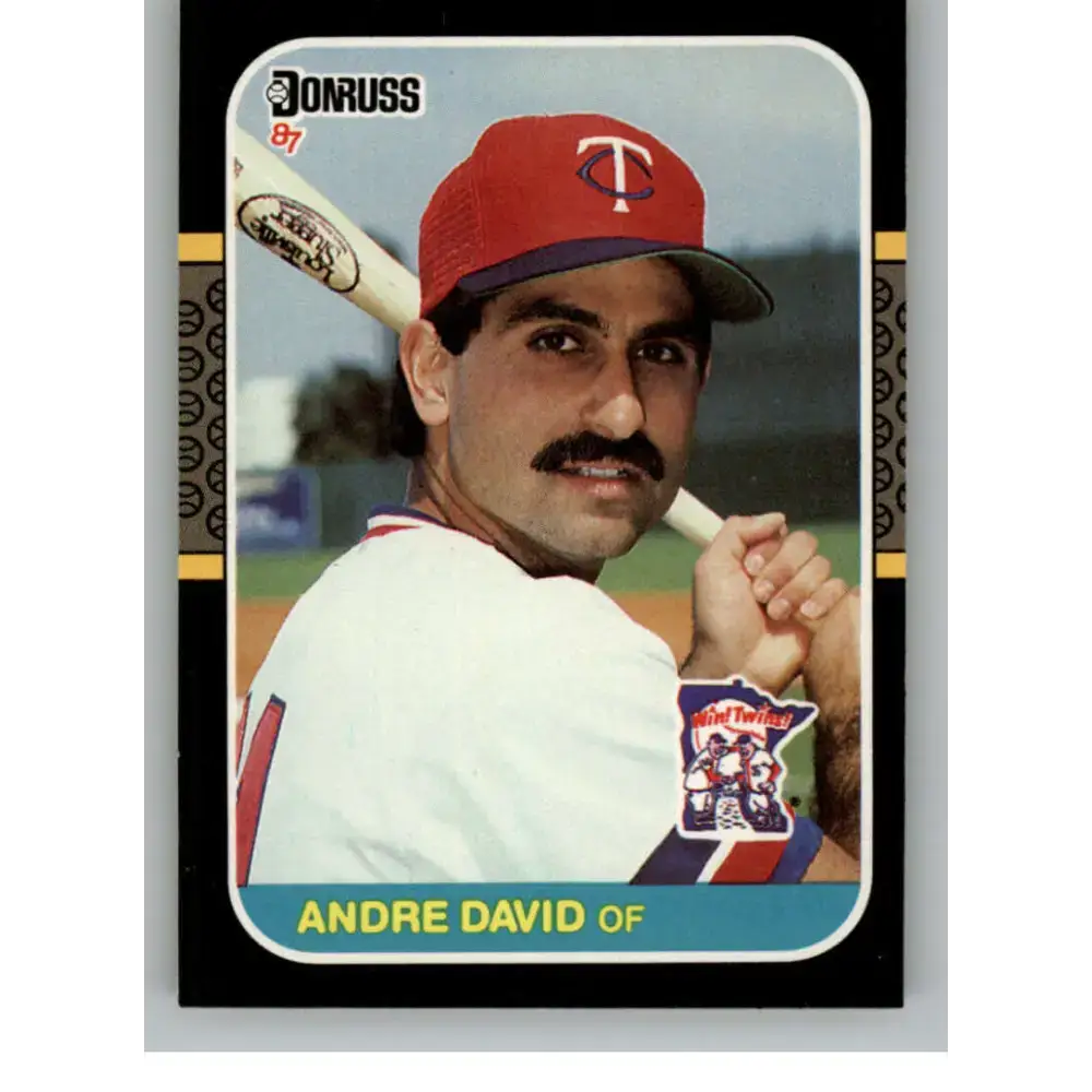 1987 Donruss #519 Andre David EX Excellent Minnesota Twins Baseball Card - Baseball Card Single