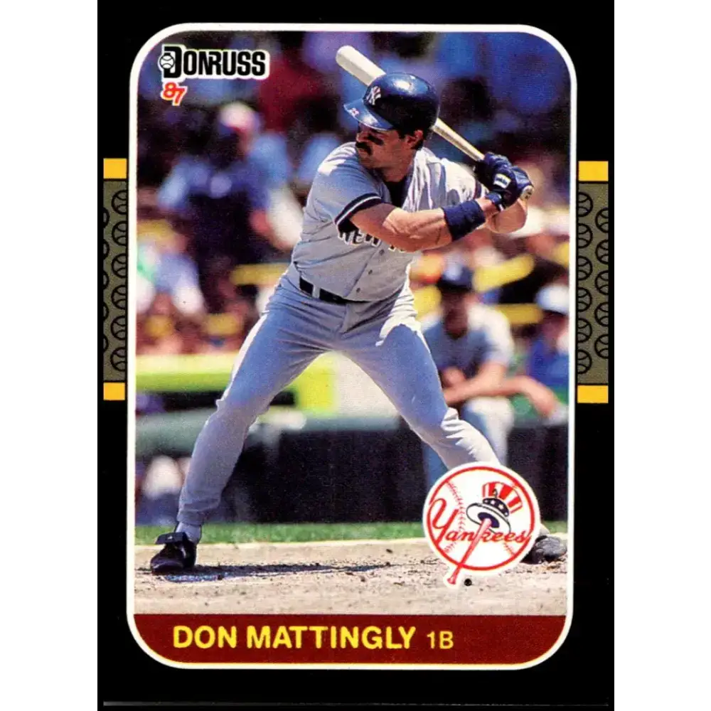 1987 Donruss #52 Don Mattingly EX Excellent New York Yankees Baseball Card - Baseball Card Single
