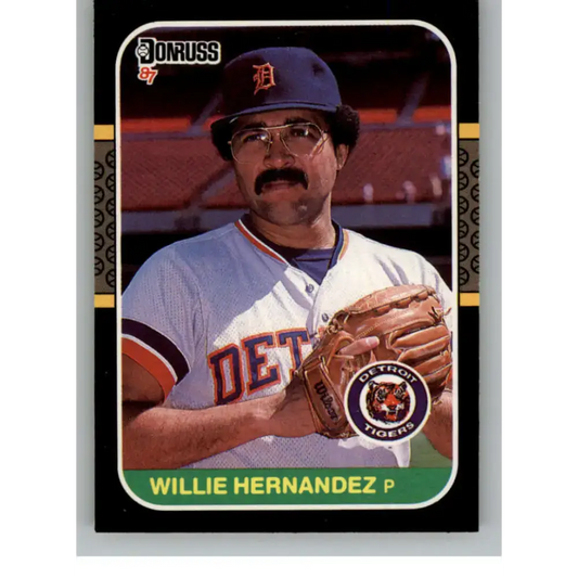 1987 Donruss #522 Willie Hernandez EX Excellent Detroit Tigers Baseball Card