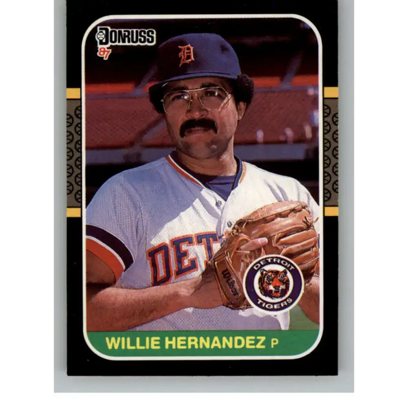 1987 Donruss #522 Willie Hernandez EX Excellent Detroit Tigers Baseball Card - Baseball Card Single