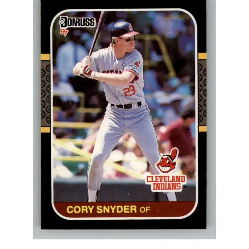 1987 Donruss #526 Cory Snyder EX Excellent Cleveland Indians Baseball Card - Baseball Card Single