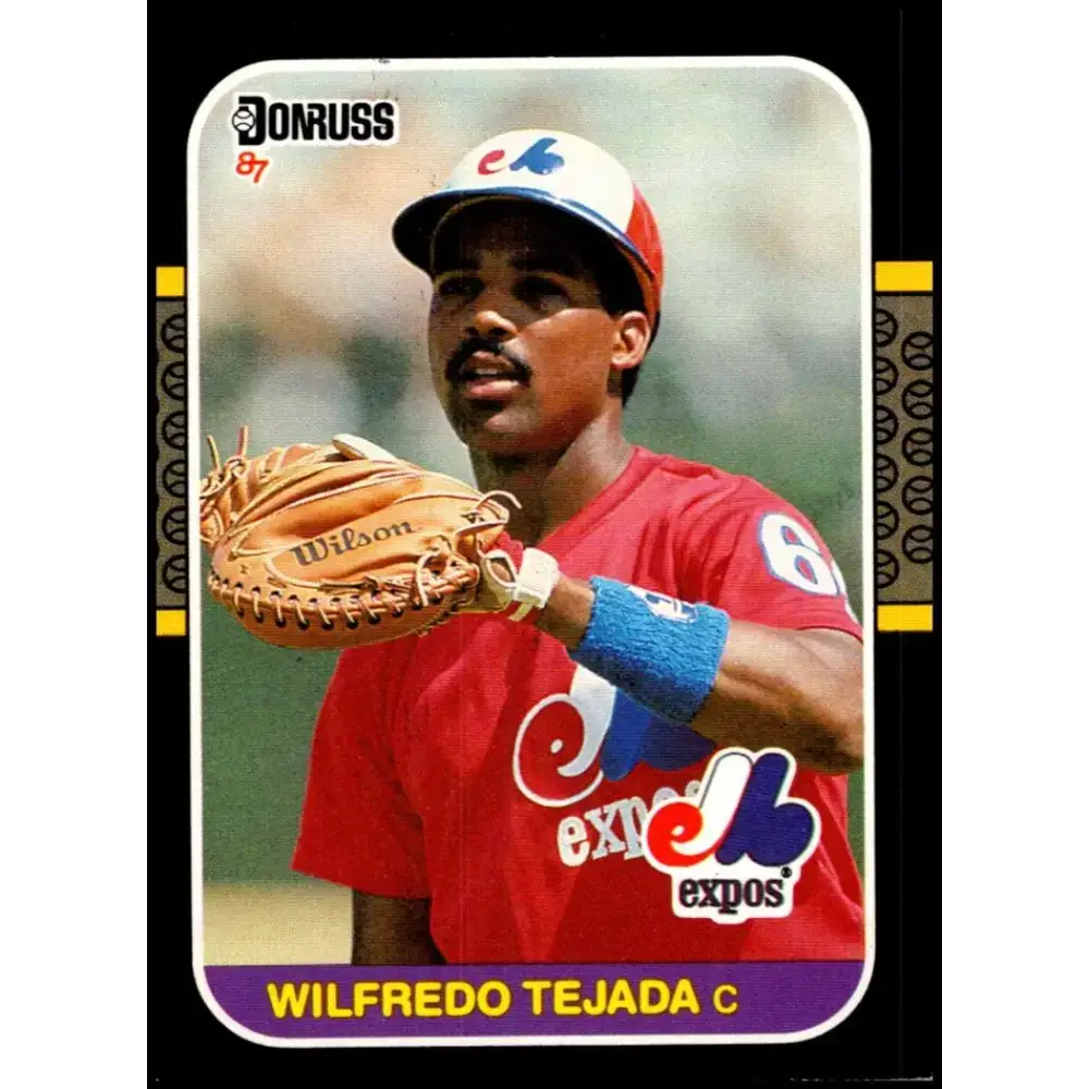 1987 Donruss #529 Wilfredo Tejada EX Excellent Montreal Expos Baseball Card - Baseball Card Single