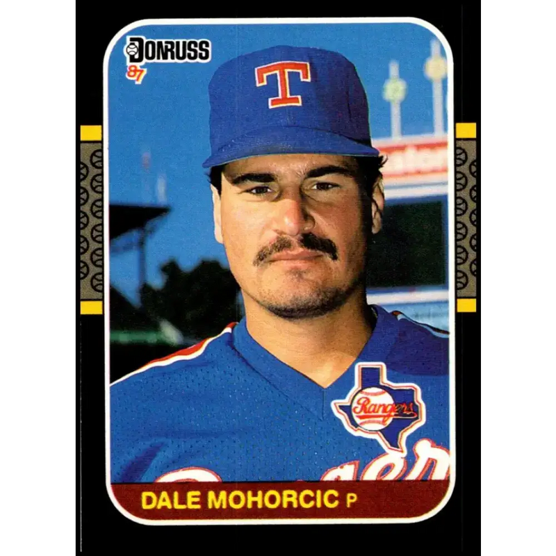 1987 Donruss #531 Dale Mohorcic EX Excellent RC Rookie Texas Rangers Baseball Card - Baseball Card Single