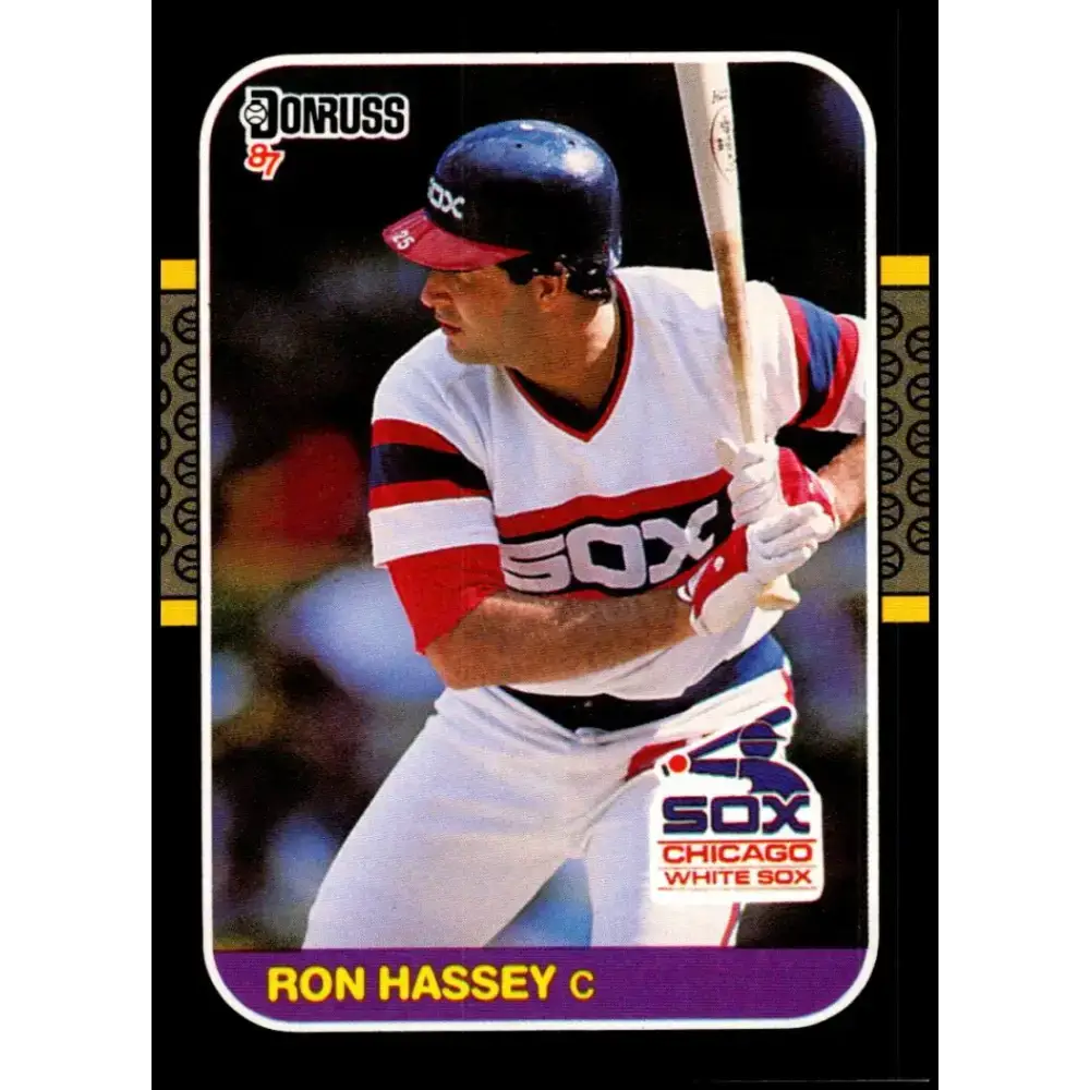 1987 Donruss #532 Ron Hassey EX Excellent Chicago White Sox Baseball Card - Baseball Card Single