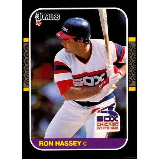 1987 Donruss #532 Ron Hassey EX Excellent Chicago White Sox Baseball Card - Baseball Card Single