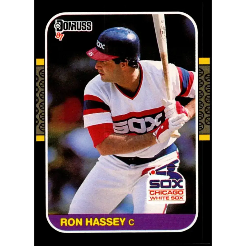 1987 Donruss #532 Ron Hassey EX Excellent Chicago White Sox Baseball Card - Baseball Card Single