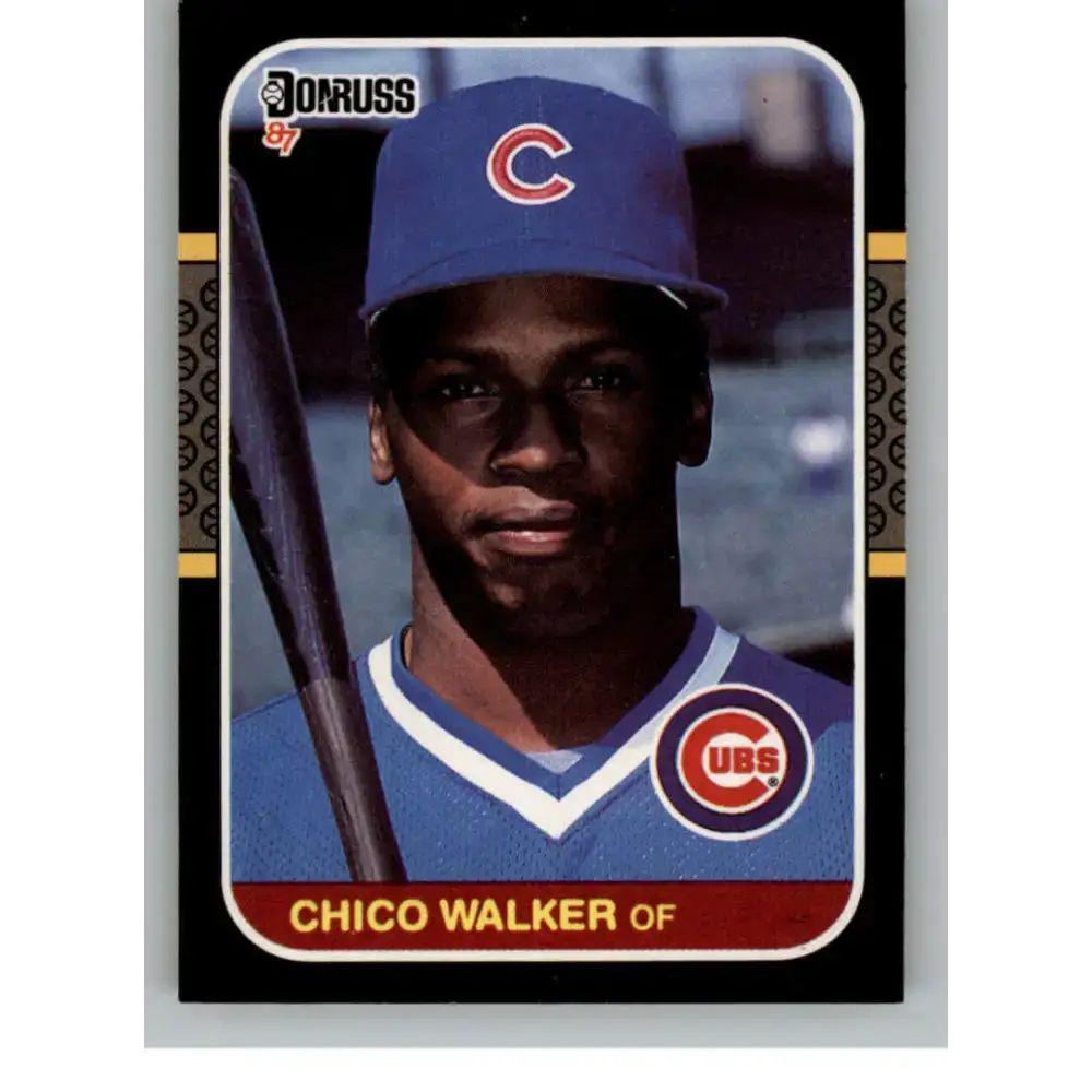 1987 Donruss #539 Chico Walker EX Excellent Chicago Cubs Baseball Card - Baseball Card Single