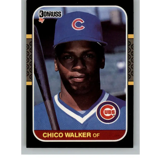 1987 Donruss #539 Chico Walker EX Excellent Chicago Cubs Baseball Card