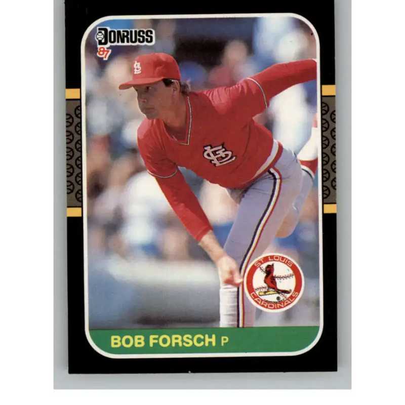 1987 Donruss #540 Bob Forsch EX Excellent St. Louis Cardinals Baseball Card - Baseball Card Single
