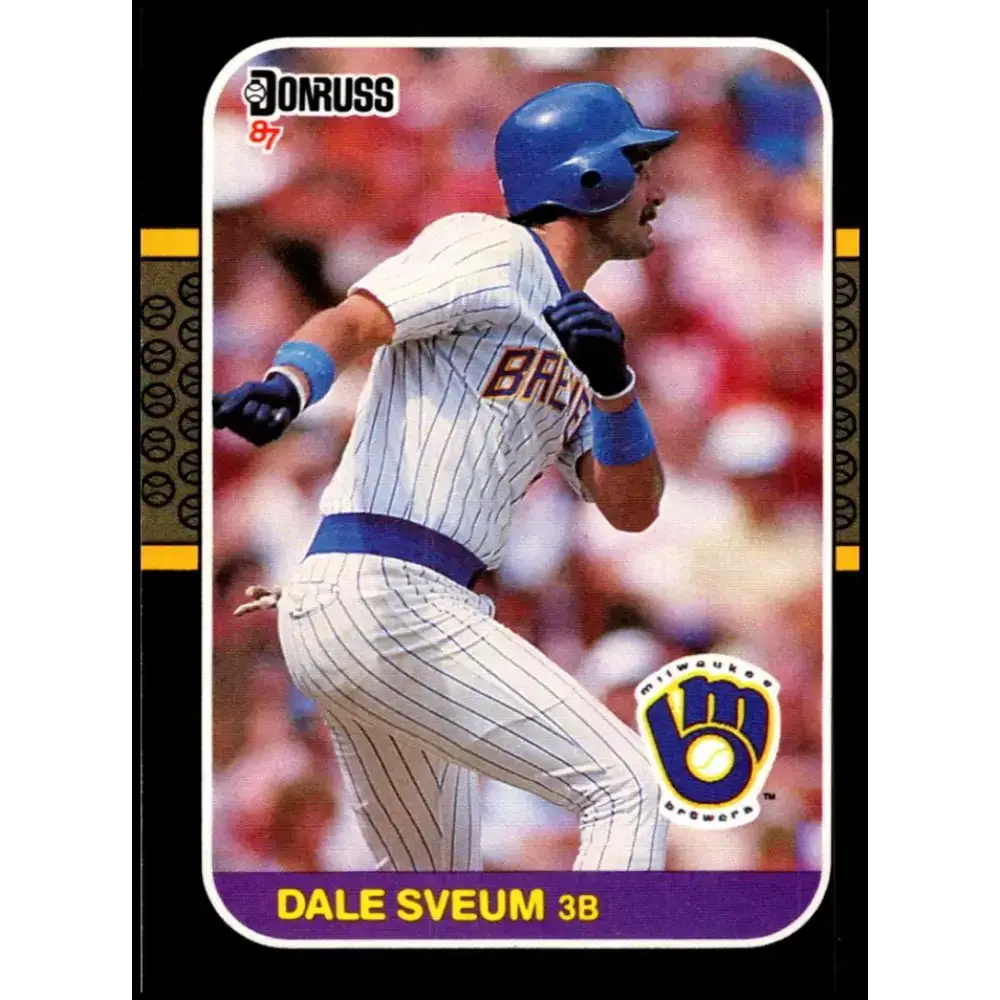 1987 Donruss #542 Dale Sveum EX Excellent Milwaukee Brewers Baseball Card - Baseball Card Single