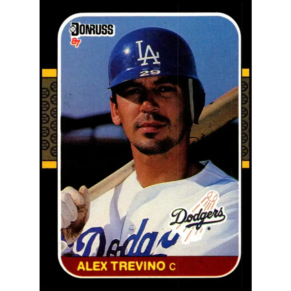 1987 Donruss #546 Alex Trevino EX Excellent Los Angeles Dodgers Baseball Card - Baseball Card Single