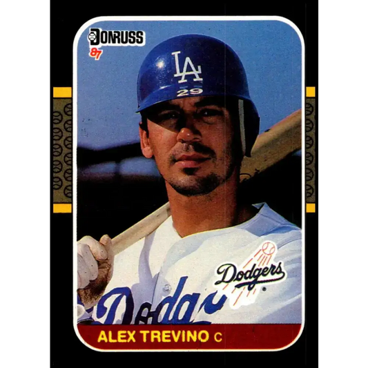 1987 Donruss #546 Alex Trevino EX Excellent Los Angeles Dodgers Baseball Card