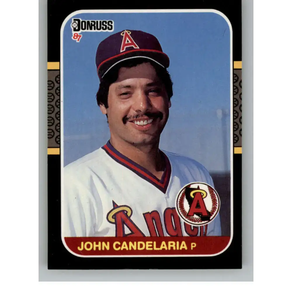 1987 Donruss #551 John Candelaria EX Excellent California Angels Baseball Card