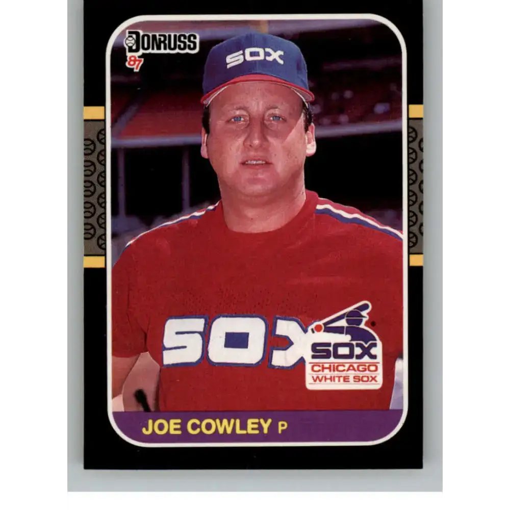 1987 Donruss #552 Joe Cowley EX Excellent Chicago White Sox Baseball Card - Baseball Card Single