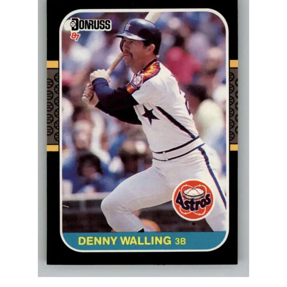 1987 Donruss #554 Denny Walling EX Excellent Houston Astros Baseball Card - Baseball Card Single
