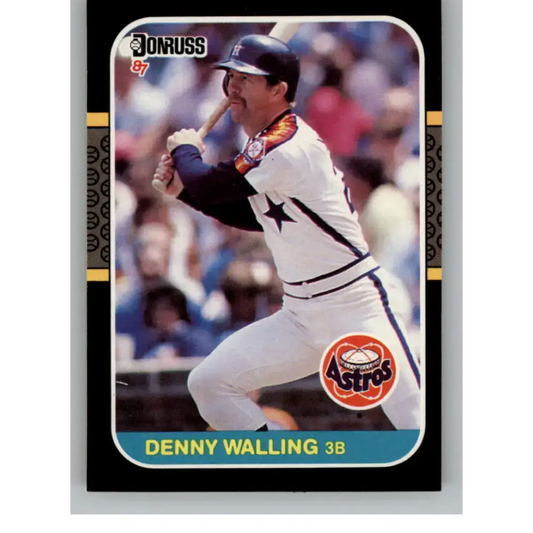 1987 Donruss #554 Denny Walling EX Excellent Houston Astros Baseball Card