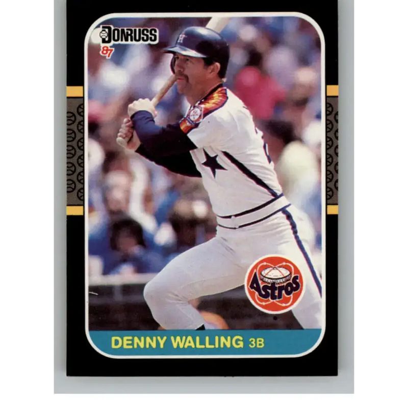 1987 Donruss #554 Denny Walling EX Excellent Houston Astros Baseball Card - Baseball Card Single