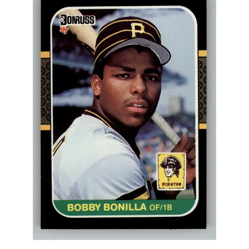 1987 Donruss #558 Bobby Bonilla EX Excellent RC Rookie Pittsburgh Pirates Baseball Card - Baseball Card Single