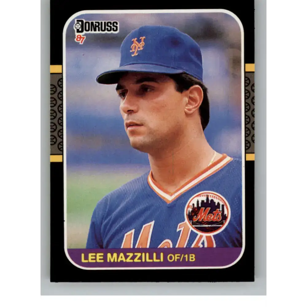 1987 Donruss #562 Lee Mazzilli EX Excellent New York Mets Baseball Card - Baseball Card Single