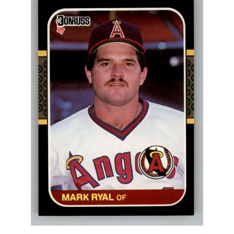 1987 Donruss #583 Mark Ryal EX Excellent California Angels Baseball Card