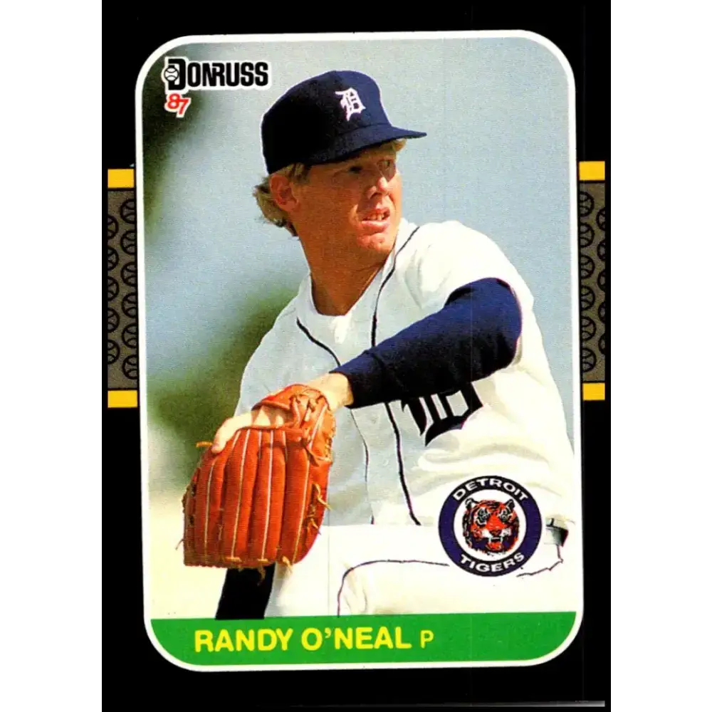 1987 Donruss #584 Randy O’Neal EX Excellent Detroit Tigers Baseball Card - Baseball Card Single