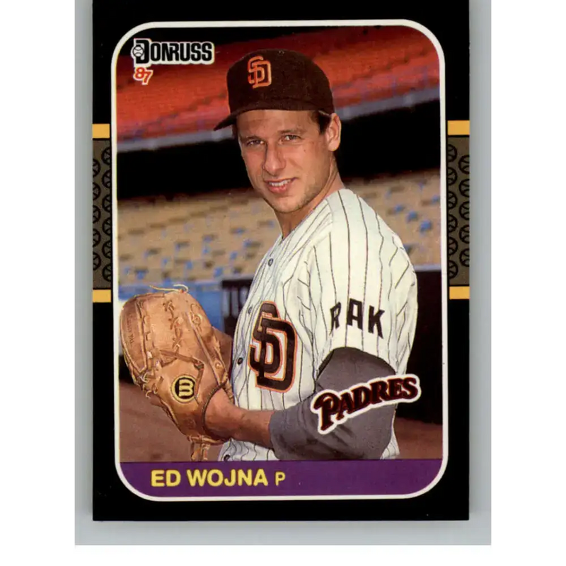 1987 Donruss #589 Ed Wojna EX Excellent San Diego Padres Baseball Card - Baseball Card Single