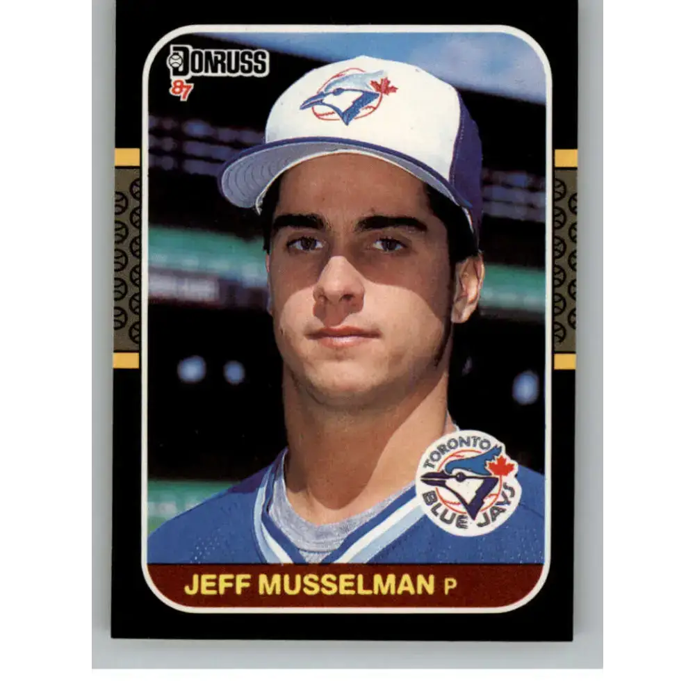 1987 Donruss #591 Jeff Musselman EX Excellent RC Rookie Toronto Blue Jays Baseball Card - Baseball Card Single