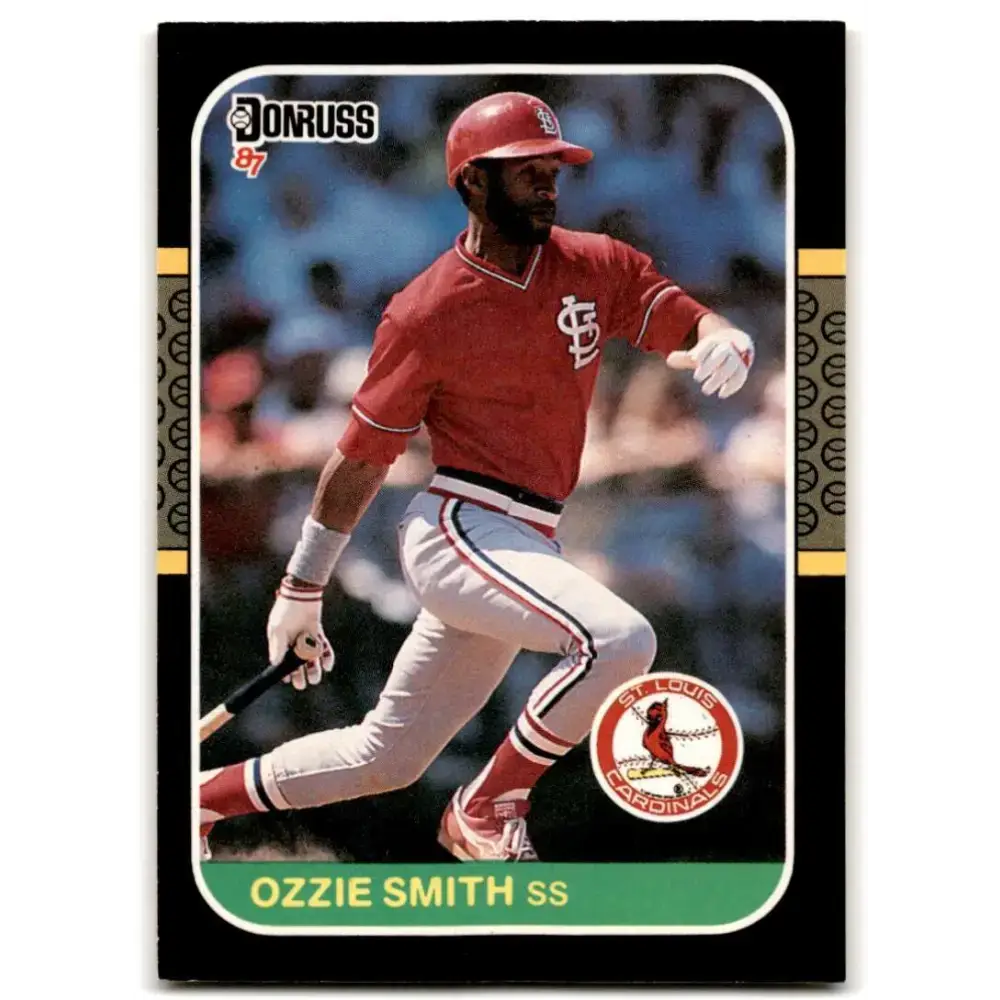 1987 Donruss #60 Ozzie Smith EX Excellent St. Louis Cardinals Baseball Card - Baseball Card Single