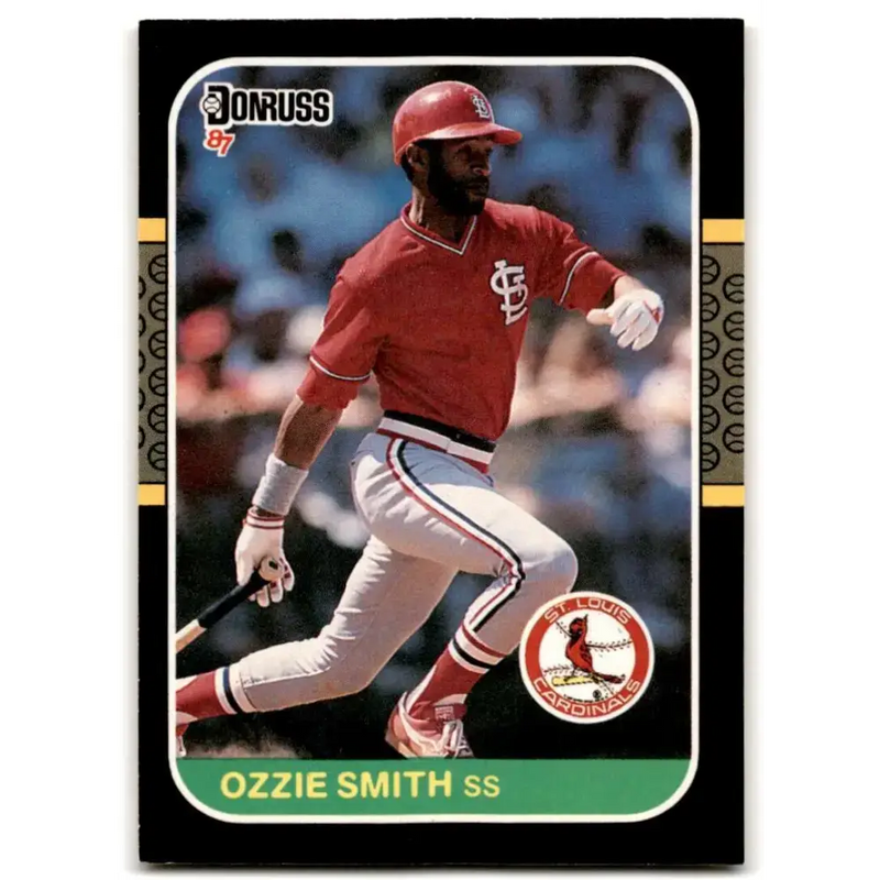 1987 Donruss #60 Ozzie Smith EX Excellent St. Louis Cardinals Baseball Card - Baseball Card Single