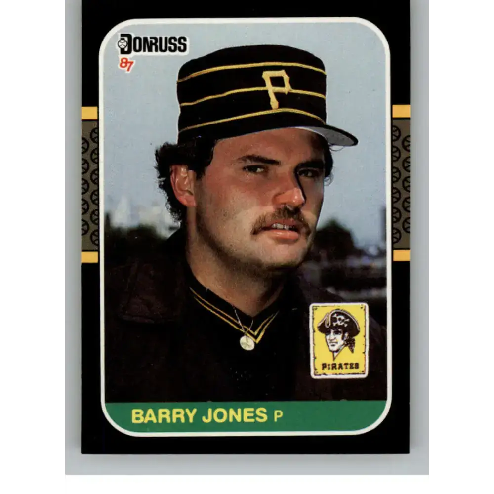 1987 Donruss #602 Barry Jones EX Excellent RC Rookie Pittsburgh Pirates Baseball Card - Baseball Card Single