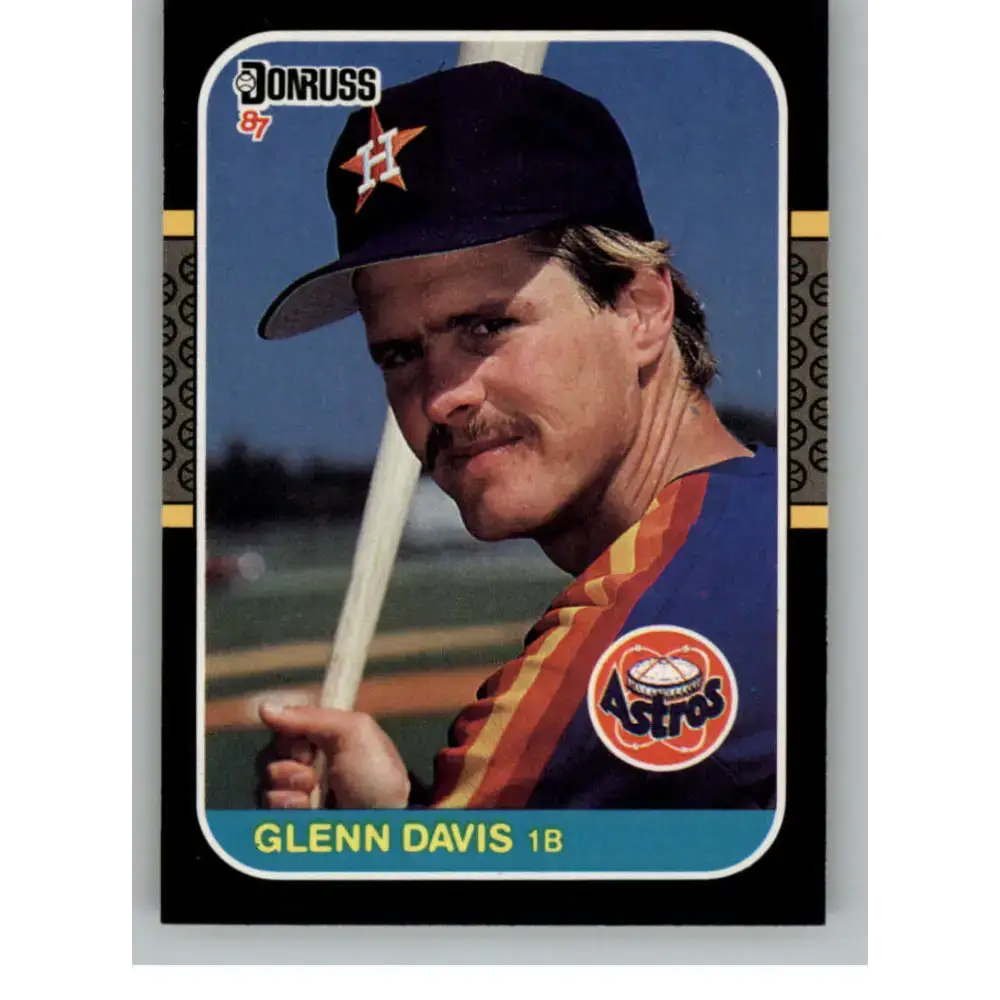 1987 Donruss #61 Glenn Davis EX Excellent Houston Astros Baseball Card - Baseball Card Single