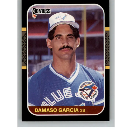 1987 Donruss #614 Damaso Garcia EX Excellent Toronto Blue Jays Baseball Card