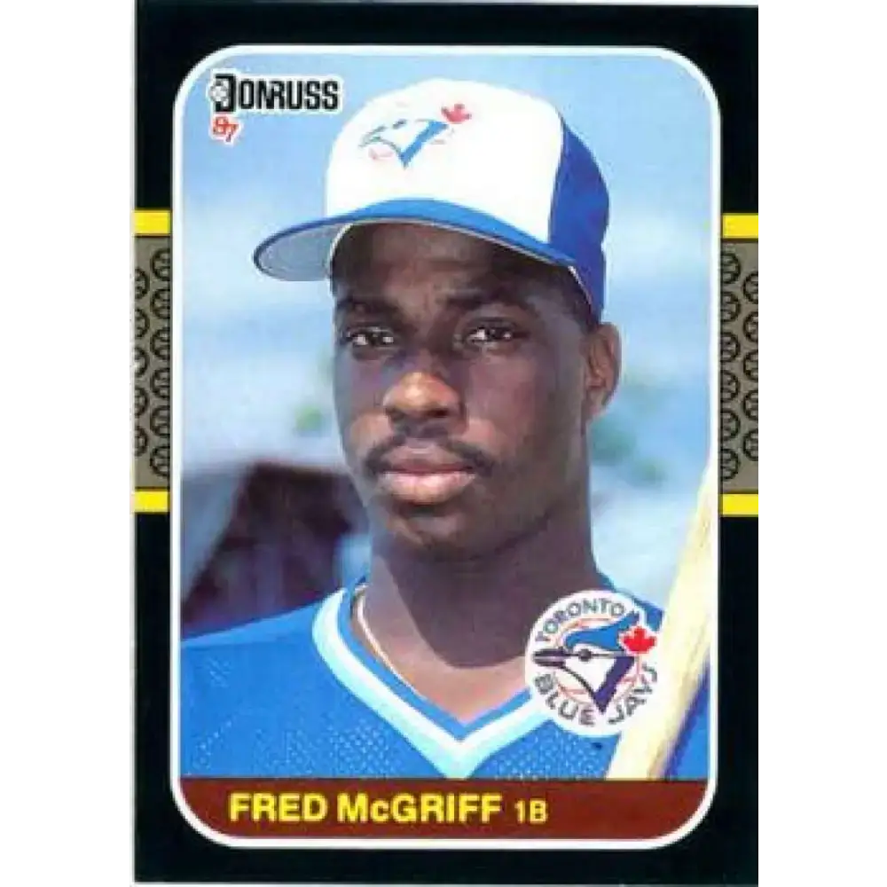 1987 Donruss #621 Fred McGriff EX Excellent Toronto Blue Jays Baseball Card - Baseball Card Single