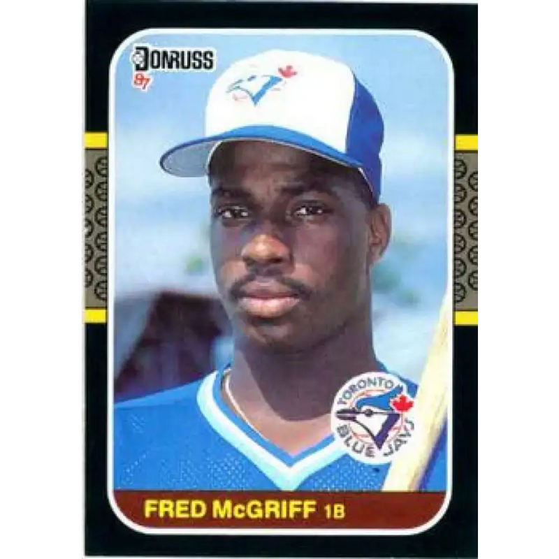 1987 Donruss #621 Fred McGriff EX Excellent Toronto Blue Jays Baseball Card - Baseball Card Single