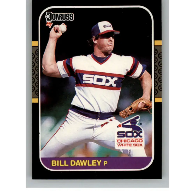 1987 Donruss #628 Bill Dawley EX Excellent Chicago White Sox Baseball Card - Baseball Card Single