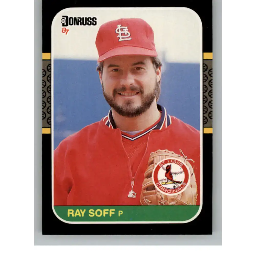 1987 Donruss #631 Ray Soff EX St. Louis Cardinals Baseball Card