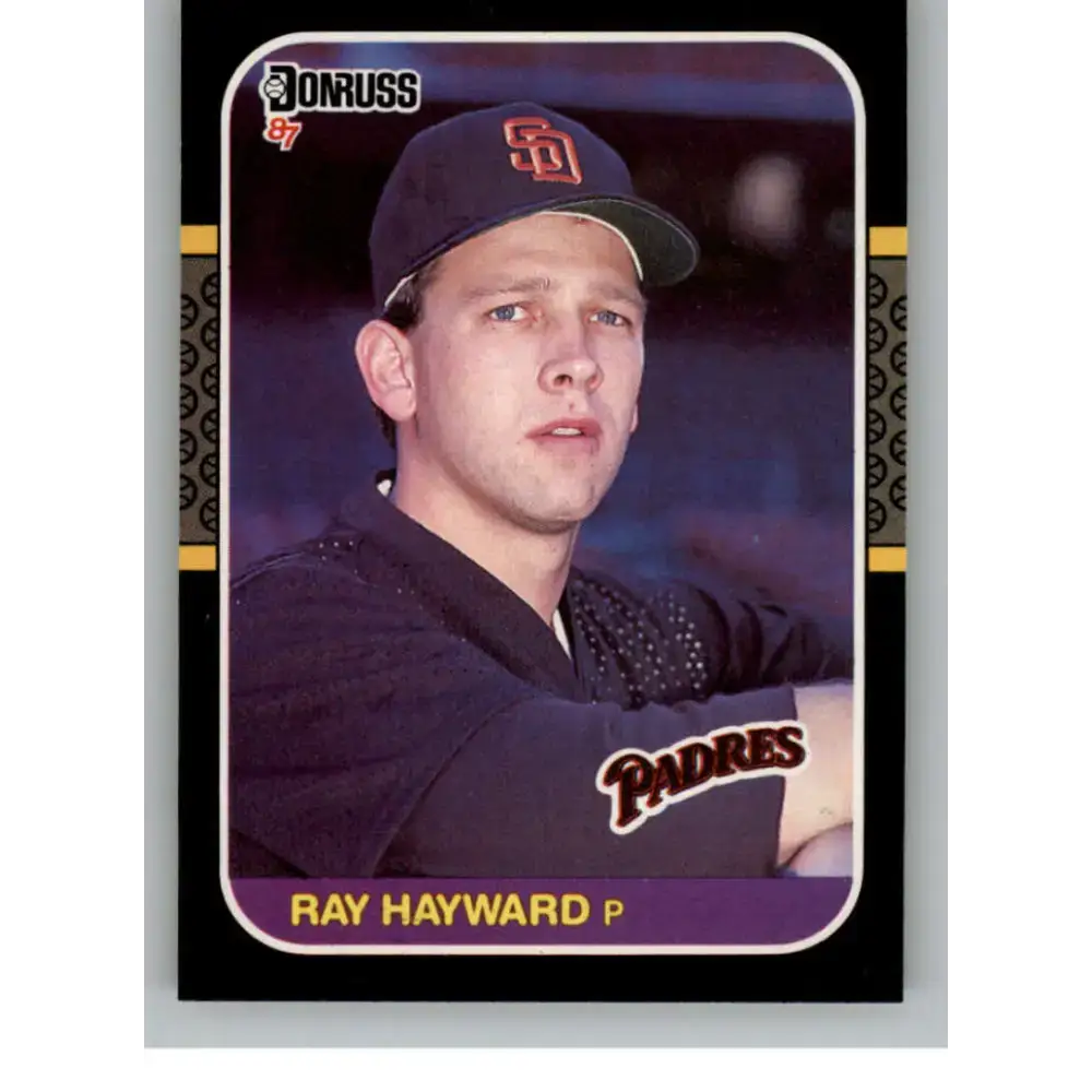 1987 Donruss #632 Ray Hayward EX Excellent RC Rookie San Diego Padres Baseball Card - Baseball Card Single