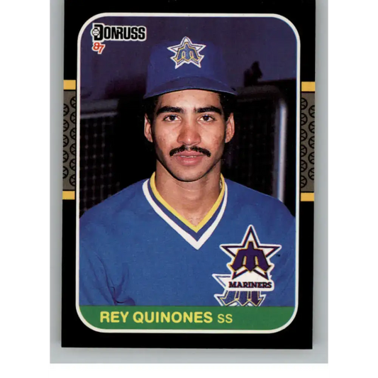 1987 Donruss #638 Rey Quinones EX Excellent Seattle Mariners Baseball Card
