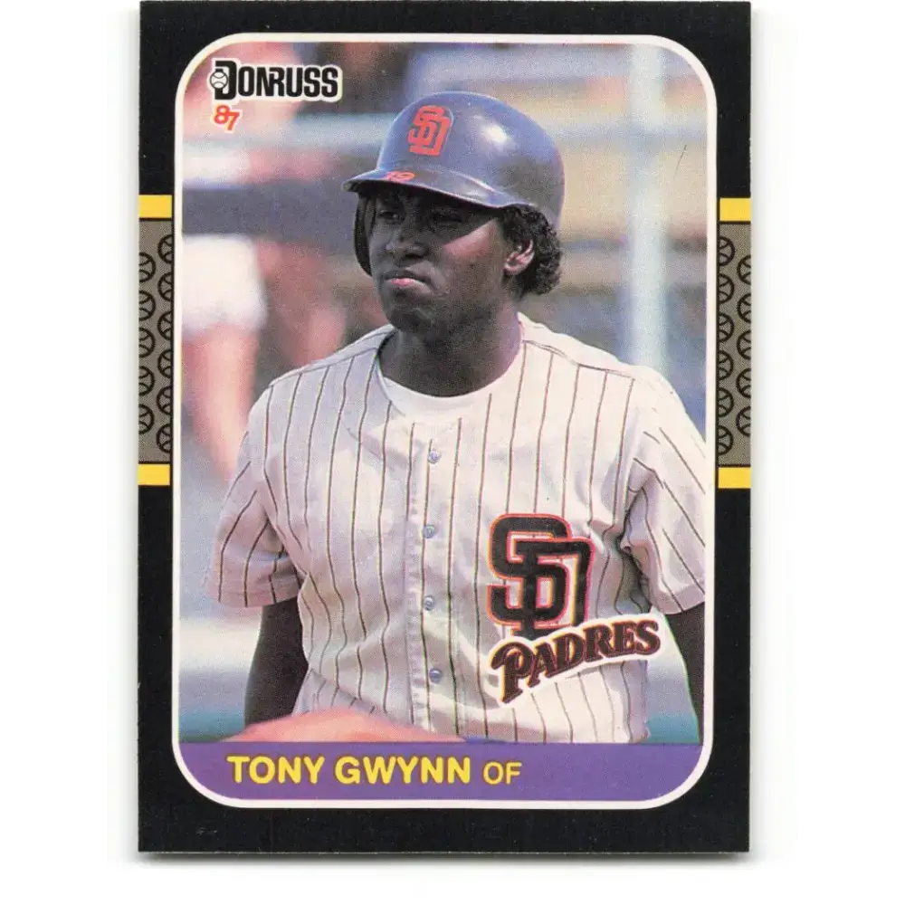 1987 Donruss #64 Tony Gwynn EX Excellent San Diego Padres Baseball Card - Baseball Card Single