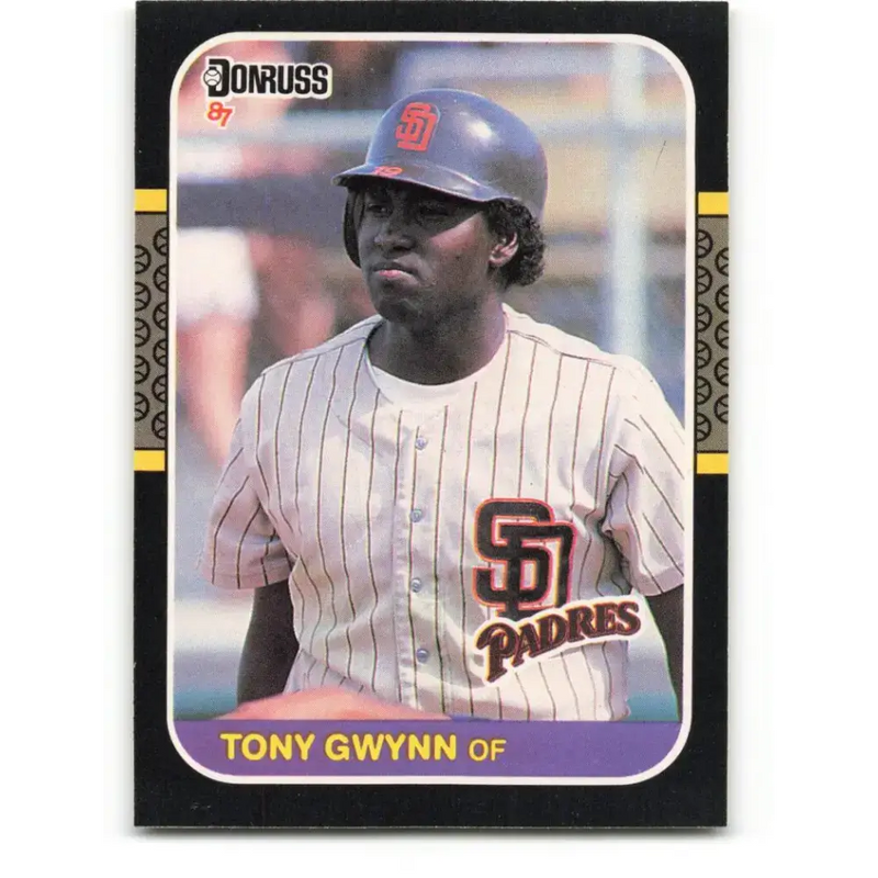 1987 Donruss #64 Tony Gwynn EX Excellent San Diego Padres Baseball Card - Baseball Card Single