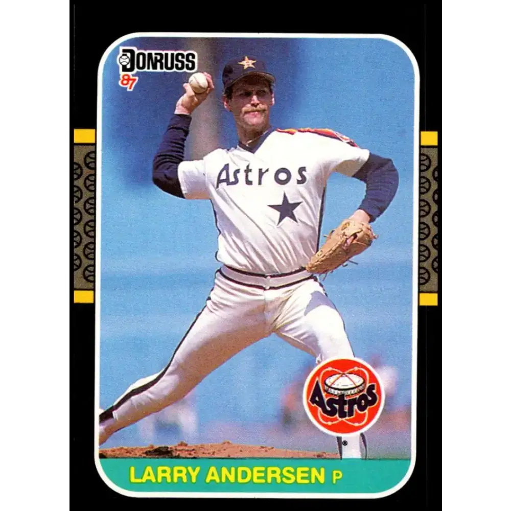 1987 Donruss #640 Larry Andersen EX Excellent Houston Astros Baseball Card - Baseball Card Single