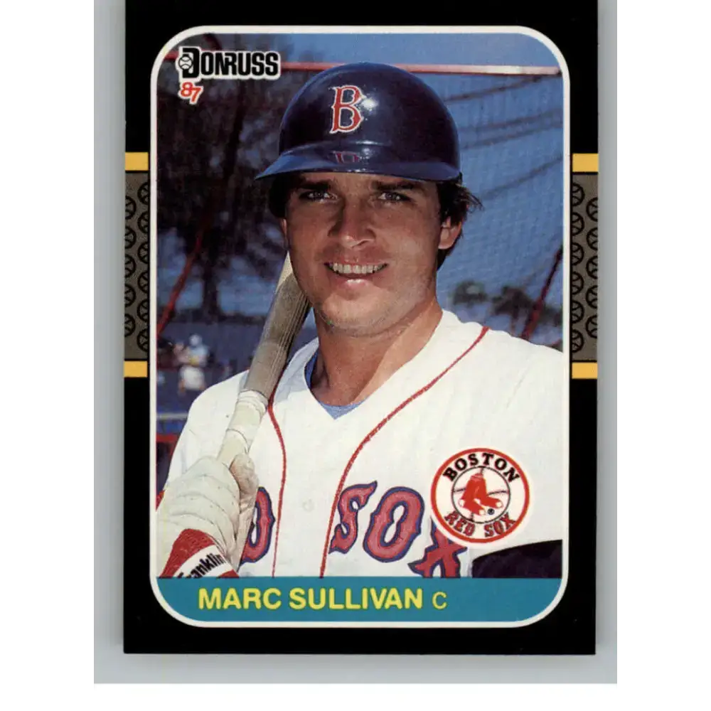 1987 Donruss #643 Marc Sullivan EX Excellent Boston Red Sox Baseball Card - Baseball Card Single