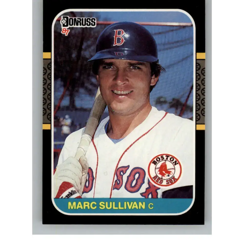 1987 Donruss #643 Marc Sullivan EX Excellent Boston Red Sox Baseball Card - Baseball Card Single