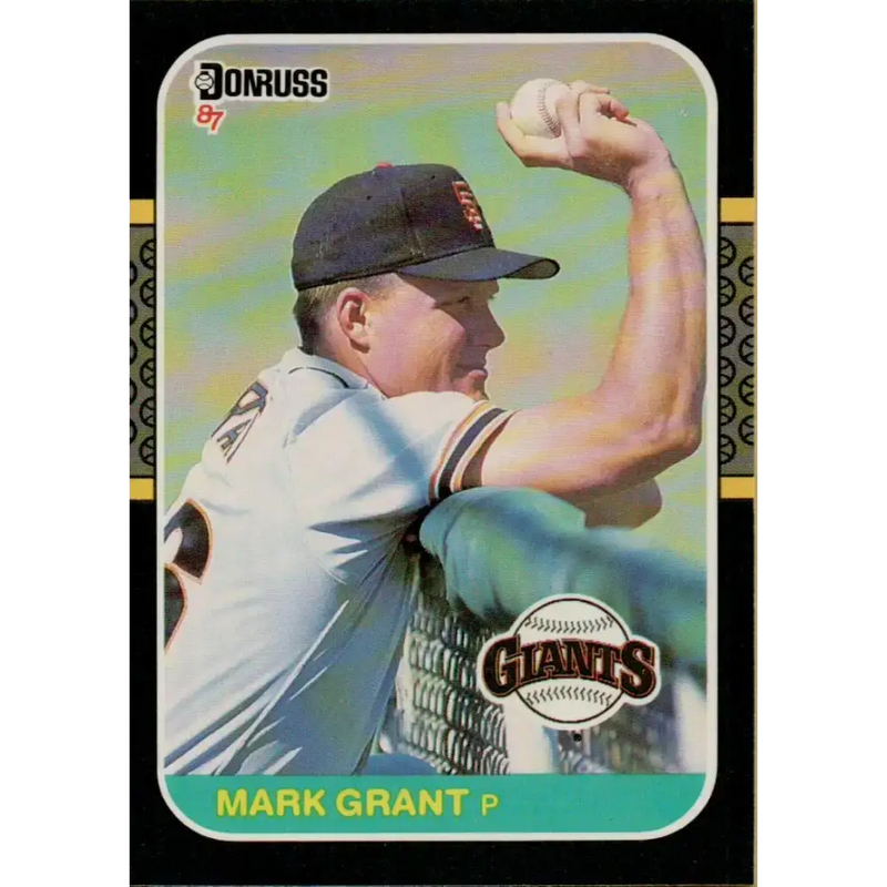 1987 Donruss #644 Mark Grant EX Excellent San Francisco Giants Baseball Card - Baseball Card Single
