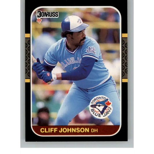 1987 Donruss #645 Cliff Johnson EX Excellent Toronto Blue Jays Baseball Card