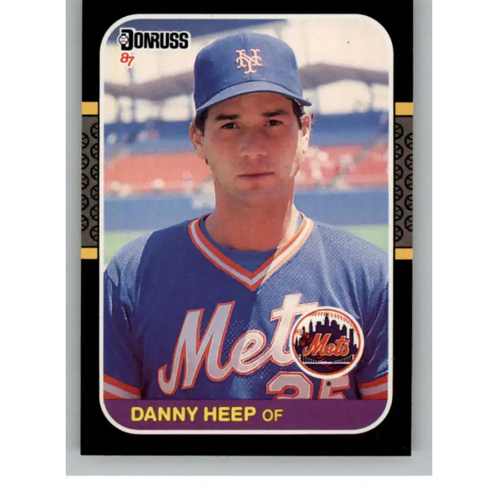 1987 Donruss #649 Danny Heep EX Excellent New York Mets Baseball Card - Baseball Card Single